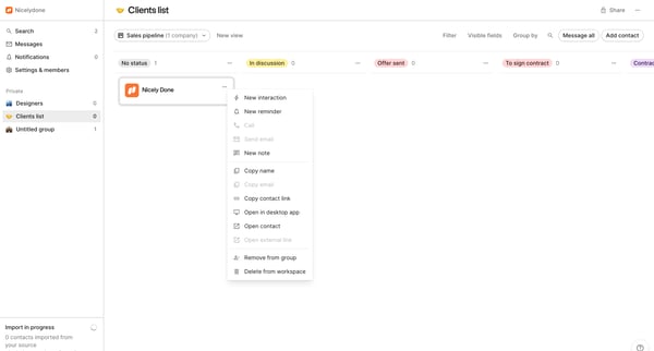 folk - app screen