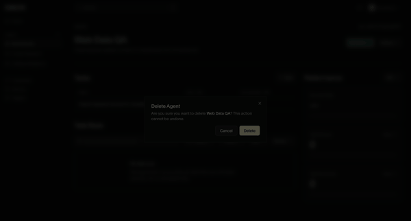Deck Console screen