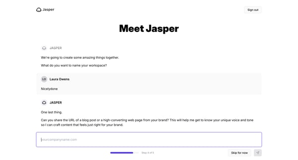 Jasper screen