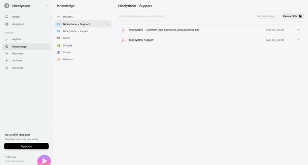 Knowledge › Nicelydone - Support from Lemni