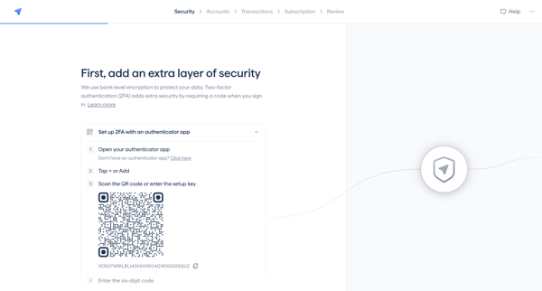Copilot Money | Onboarding screen