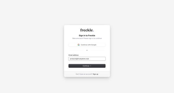 Freckle screen