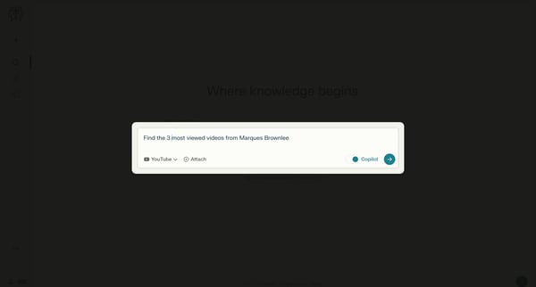 Perplexity screen