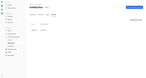 Untitled flow Active | Bird screen