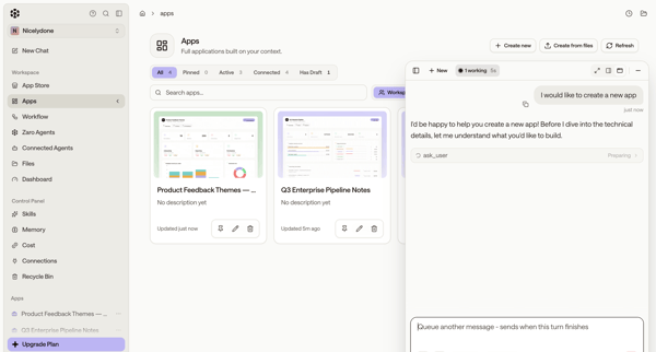 Zaro - The Context Layer for Enterprise AI screen