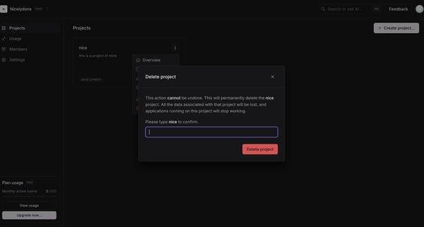 Nicelydone | Overview screen