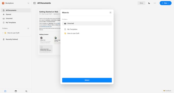 All Documents from Craft