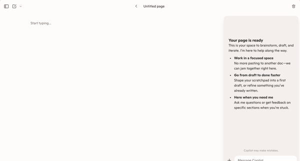 Microsoft Copilot: Your AI companion screen