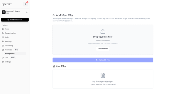 Fyxer AI screen