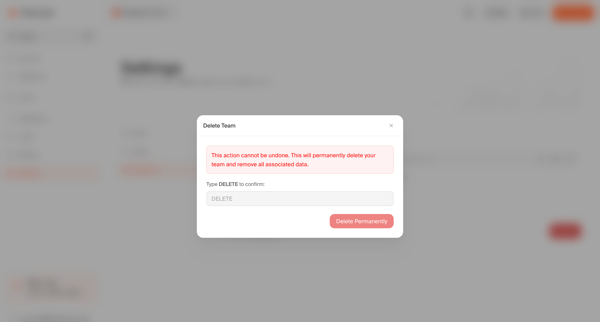 Settings | Firecrawl screen