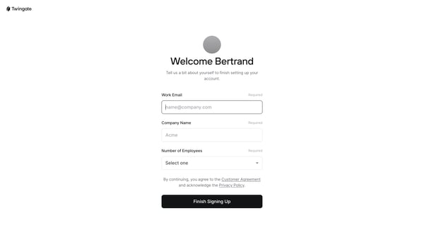 Connexion | comptes Google screen
