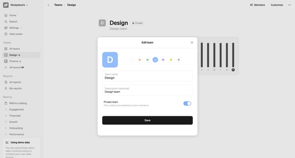 Design screen