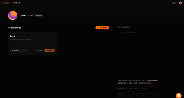 bertrand — BaseHub from Basehub