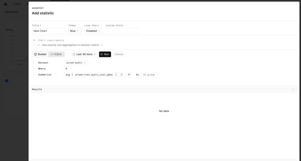 AxiomTest | Dashboards screen