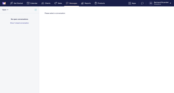Mangomint App screen