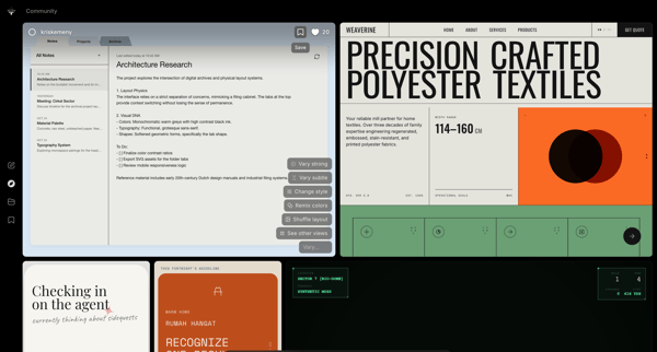 Variant – Endless designs for your ideas, just scroll screen