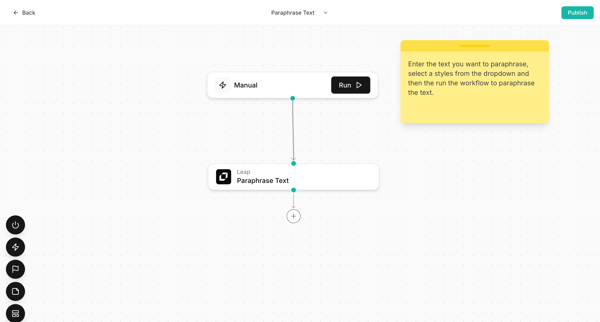 Leap AI | Automate any workflow with AI screen