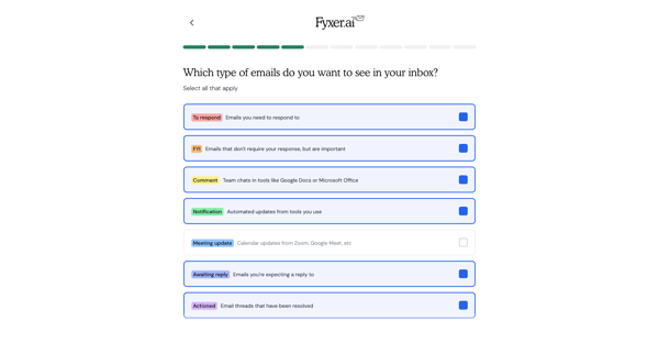 Fyxer AI screen