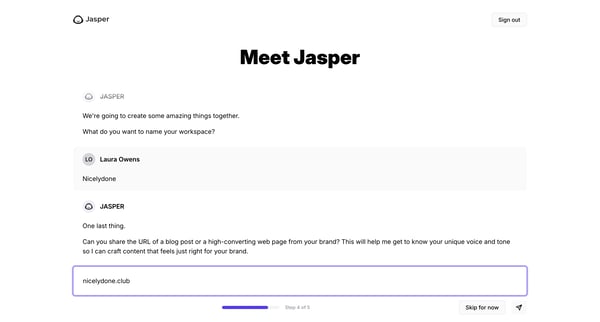Jasper screen