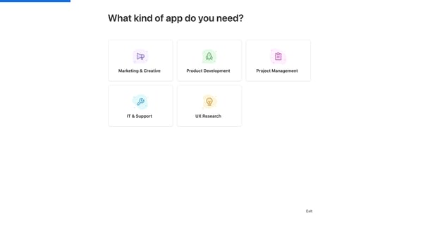 Airtable screen