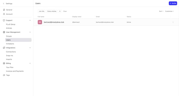 DevRev screen