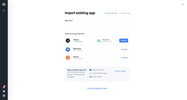 Ionic Dashboard screen