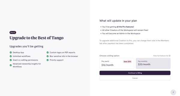 Tango - Supercharge your team screen