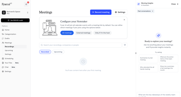 Fyxer AI screen