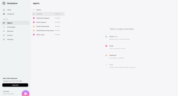 Agents › Untitled screen