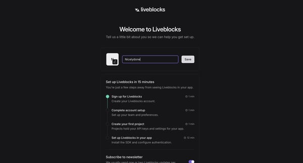 Welcome to Liveblocks from Liveblocks