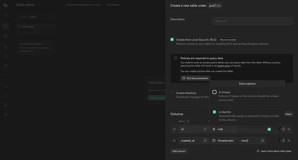 My Project | Supabase from Supabase