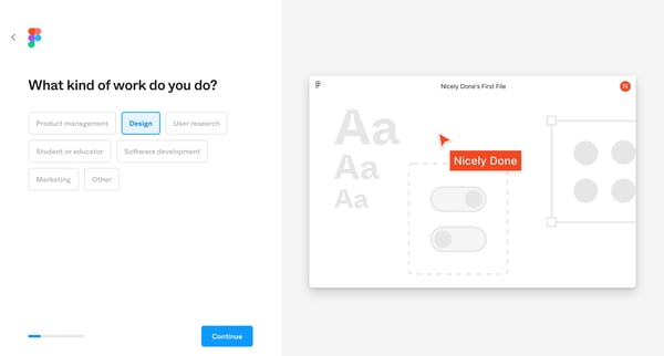 Recents and Sharing – Figma screen