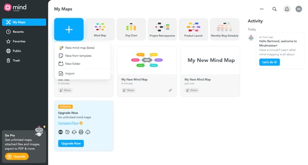 Mind Mapping Software Mind Maps | MindMeister screen