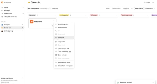 folk - app screen