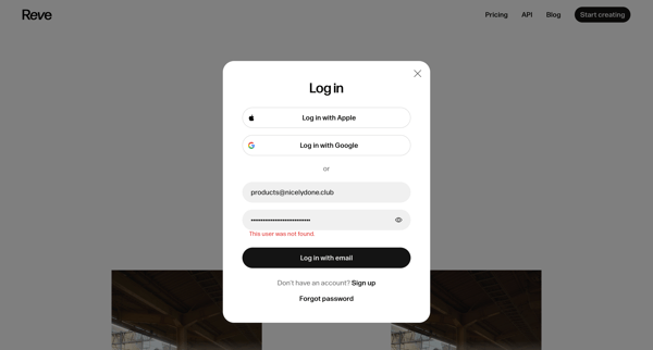 Reve Image - AI Image Generator and Creative Tool screen