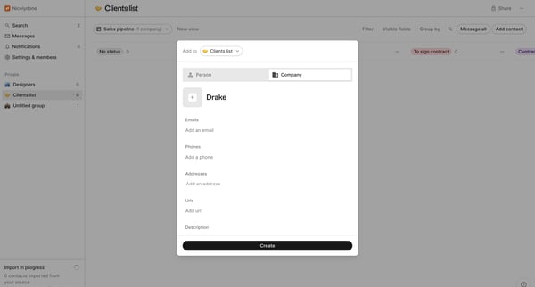 folk - app screen