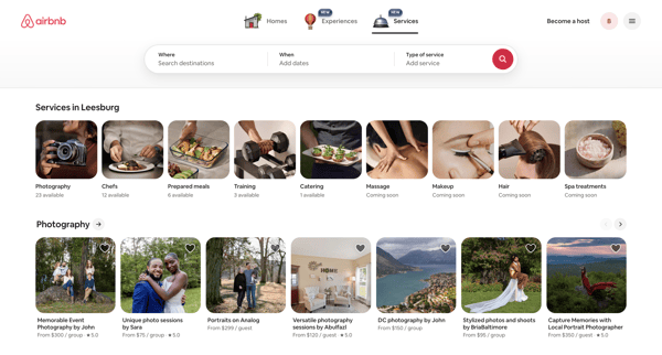 Airbnb Services - Enhance Your Stay with Vetted Local Professionals screen