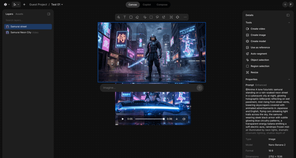 Test 01 / Guest Project - Morphic Studio screen