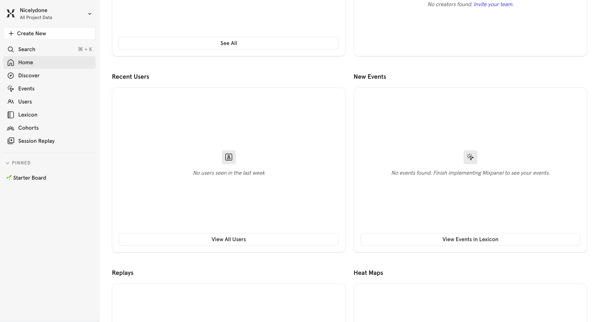 Mixpanel - Product Analytics screen