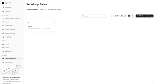 Profound | Answer Engine Optimization screen
