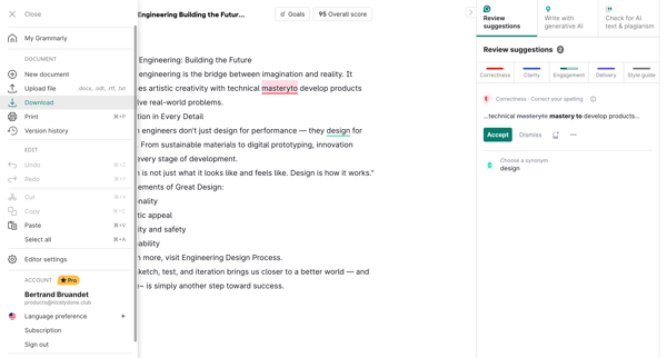 Design Engineering Building the Future.edited - Grammarly screen