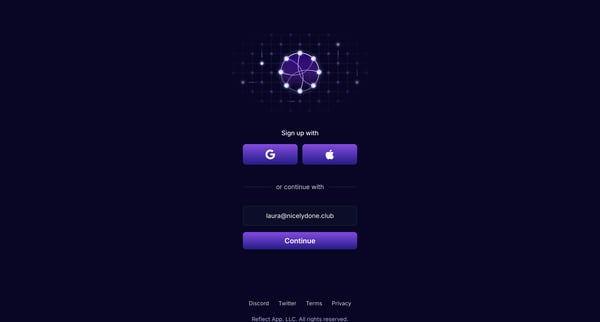 Reflect screen