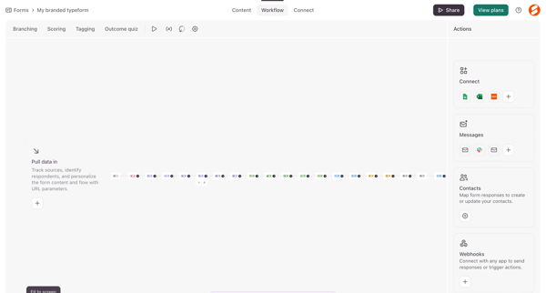 Typeform - Create screen