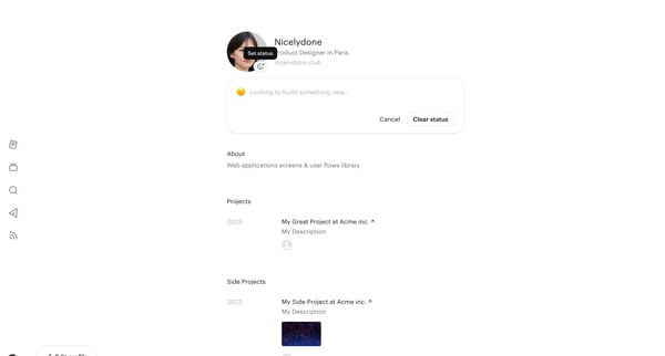 Nicelydone screen