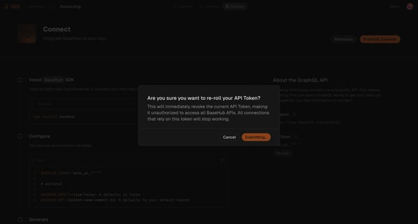 Connect • bertrandonboarding — BaseHub screen