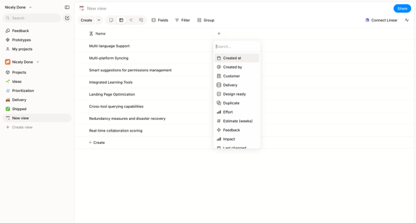 Nicely Done » New view screen
