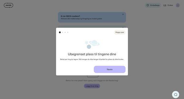 Space – Wanda screen