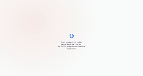 Sign in link sent | Polar screen