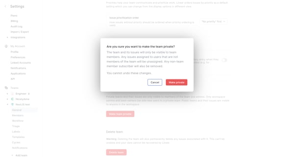 NextJS test screen