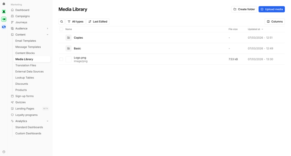 Media Library | Bird screen